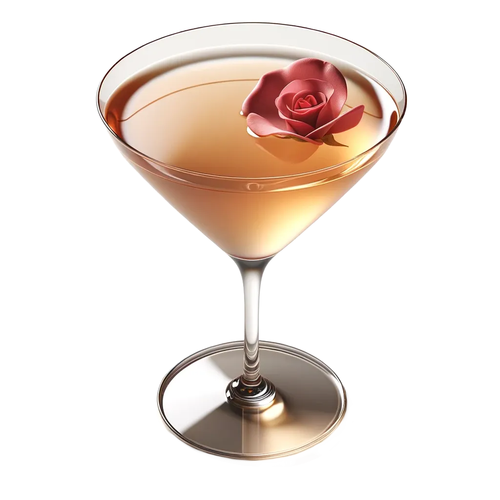 Gunpowder's rose and lychee martini